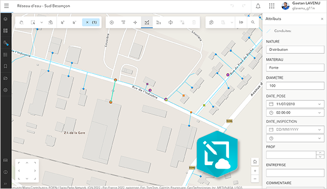 Découverte d'ArcGIS Web Editor et Advanced Editing, les nouvelles capacités d'édition avancée de données en mode Web