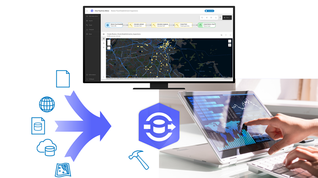 Intégrer et préparer des données externes en mode Web avec ArcGIS Data Pipelines