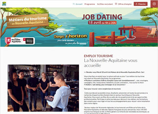 Job Dating - Métiers du tourisme en Nouvelle-Aquitaine