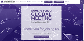 Women's Forum Global Meeting 2022