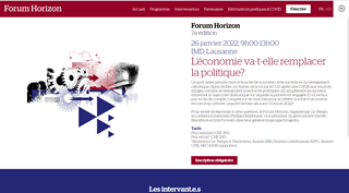Forum Horizon - 26 janvier 2022