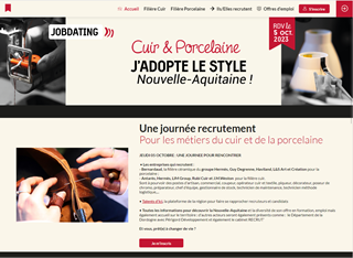 Job Dating Cuir et Porcelaine