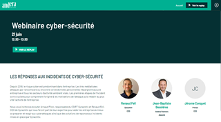 Webinaire cyber-sécurité