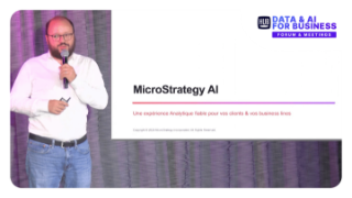 Microstrategy IA : une experience analytique fiable pour vos clients & vos business lines
