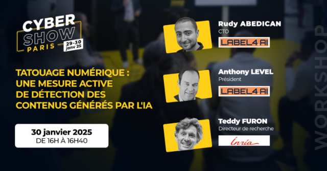 [WORKSHOP] Tatouage numérique : une mesure active de détection des contenus générés par l'IA