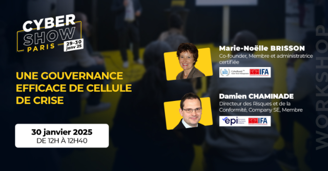 [WORKSHOP]  Une gouvernance efficace de cellule de crise - IFA