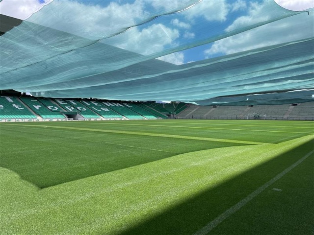 Voiles d'ombrage dans les stades : retour d'expérience de la métropole de Saint-Etienne