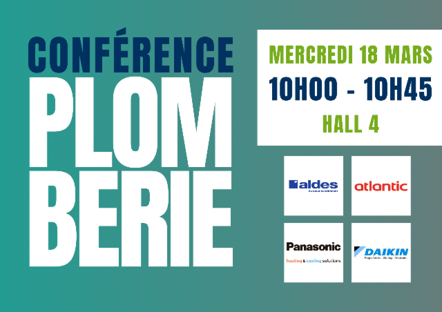 Conférence Plomberie : Solution de chauffage et eau chaude sanitaire