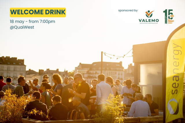 Welcome Drink 🥂 sponsored by Valemo