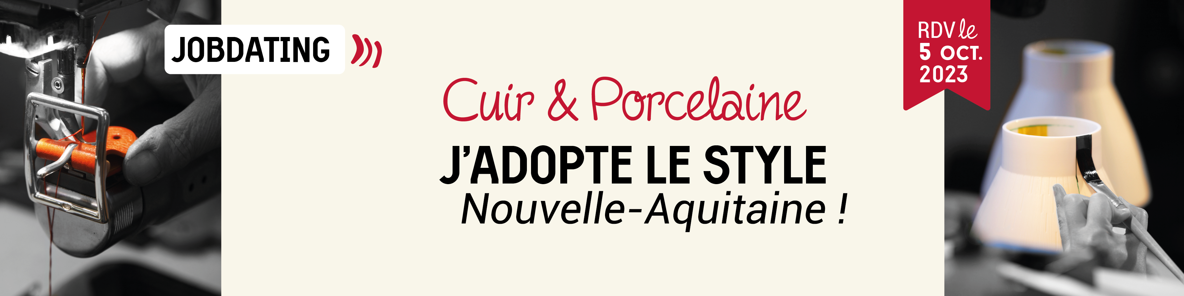 Cuir&amp;Porcelaine, j'adopte le style Nouvelle-Aquitaine