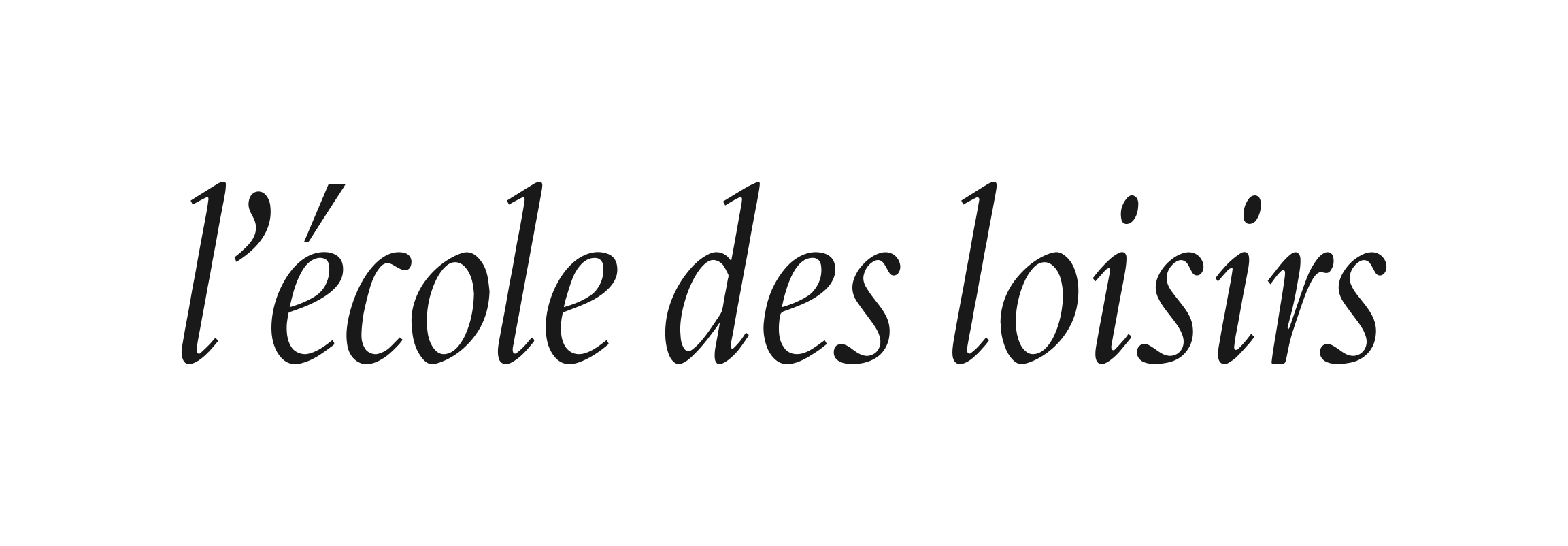 ECOLE DES LOISIRS