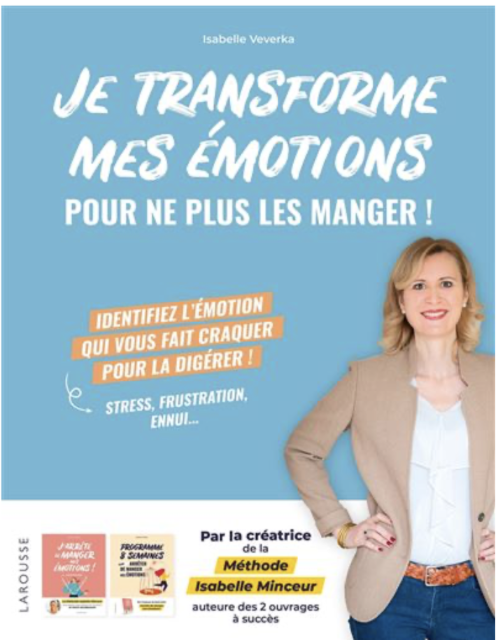 Isabelle Veverka dédicace son livre : Je transforme mes émotions pour ne plus les manger 