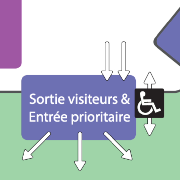 Entrée PRO/VIP + PMR/CMI