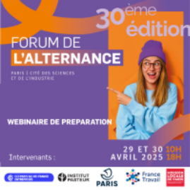 Visio de préparation FORUM DE L'ALTERNANCE