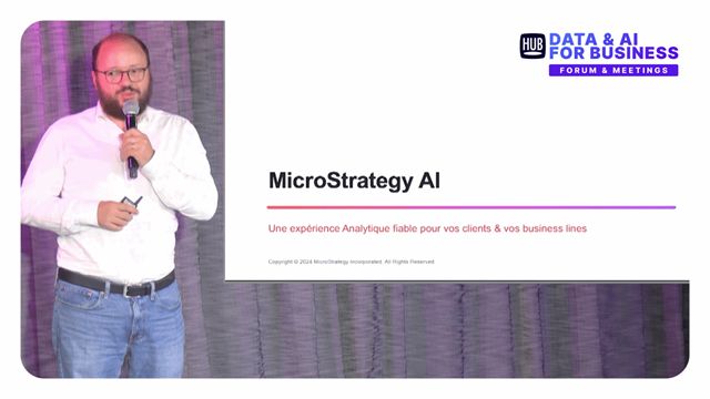 Microstrategy IA : une experience analytique fiable pour vos clients & vos business lines