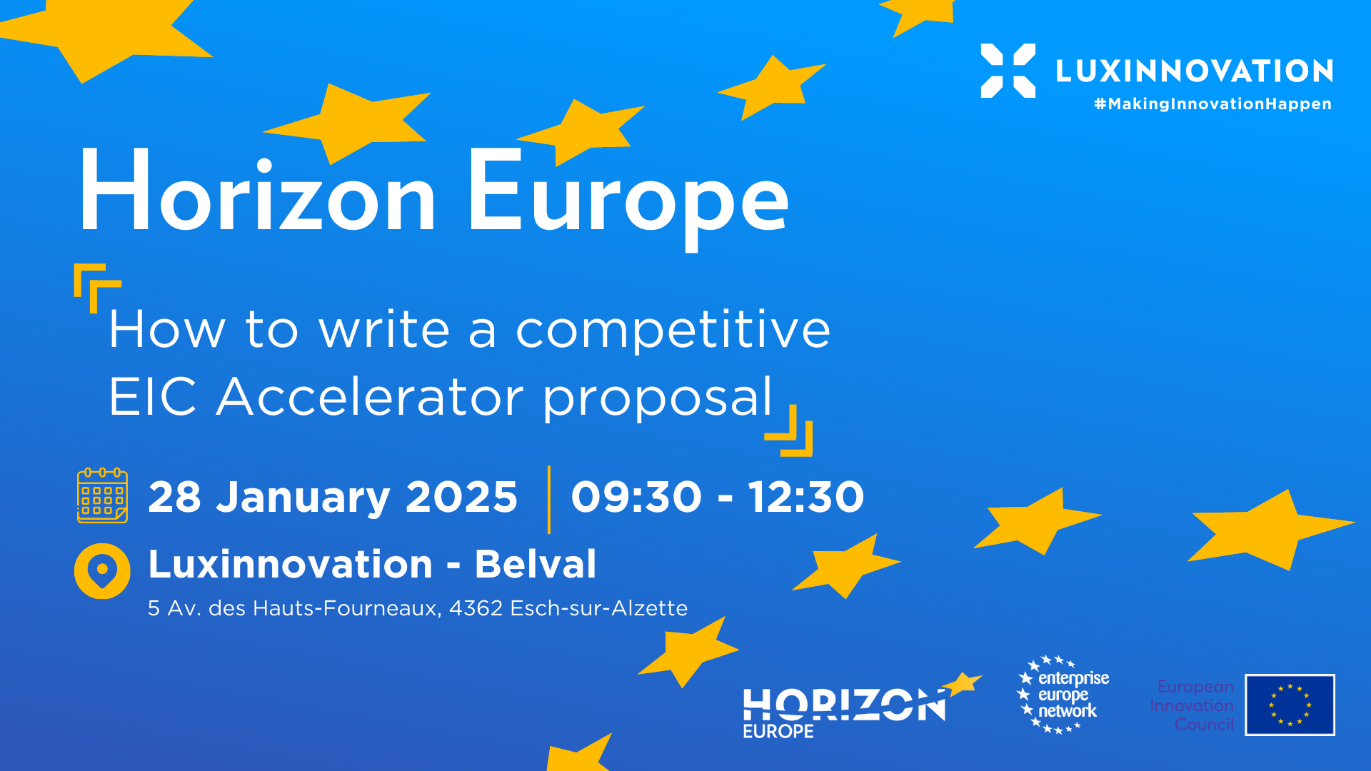 How To Write A Competitive Eic Accelerator Proposal