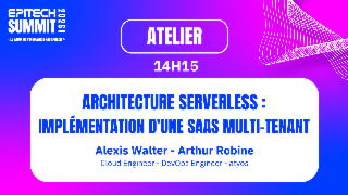 Architectures Serverless : Implémentation d'une Saas multi-tenant