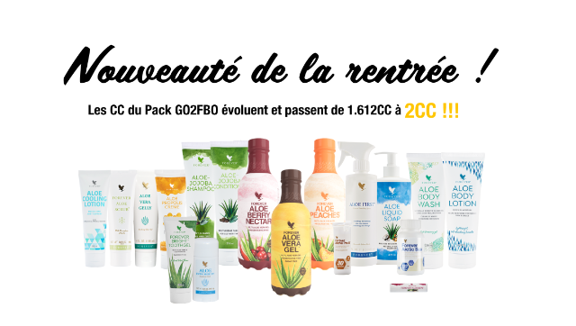 Le pack de démarrage GO2FBO passe à 2 CC !