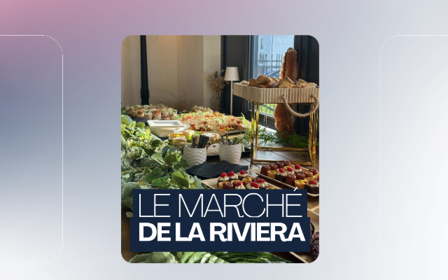 Le marché de la riviera