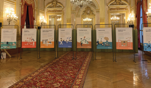 Exposition pédagogique sur les enjeux de qualité de l’air