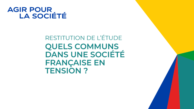 Ouverture et restitution de l’étude « Quels communs dans une société française en tension ? » 