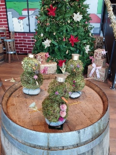 Viens réaliser ton personnage de l'hiver avec Cécile de Fleur'T avec les sens