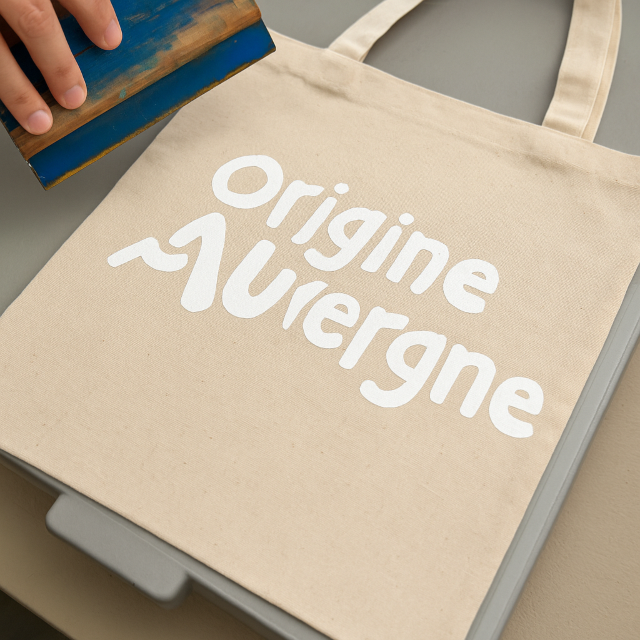 Réalise ton tote bag Origine Auvergne avec VIP Kids !
