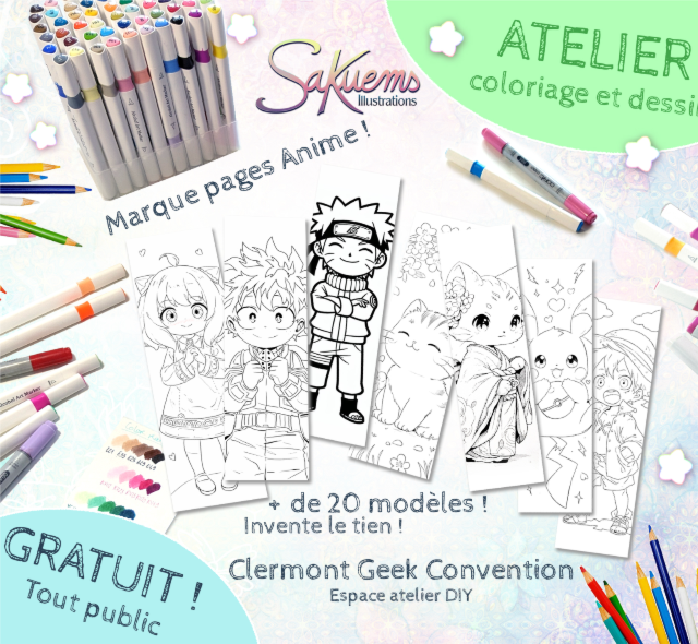 Marque page à customiser 