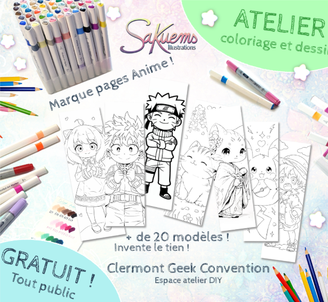 Marque page à customiser 