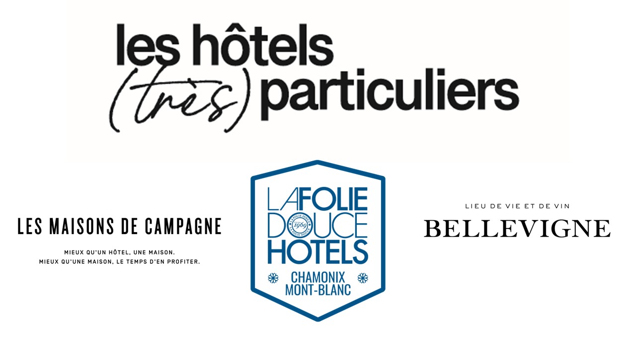 FOLIE DOUCE HOTELS CHAMONIX - MAISONS DE CAMPAGNE PARIS - HOTELS BELLEVIGNE BOURGOGNE & ALSACE
