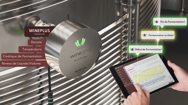 Wineplus - Système de Surveillance De La Fermentation | pour cuves