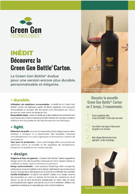 Green Gen Bottle Cardboard