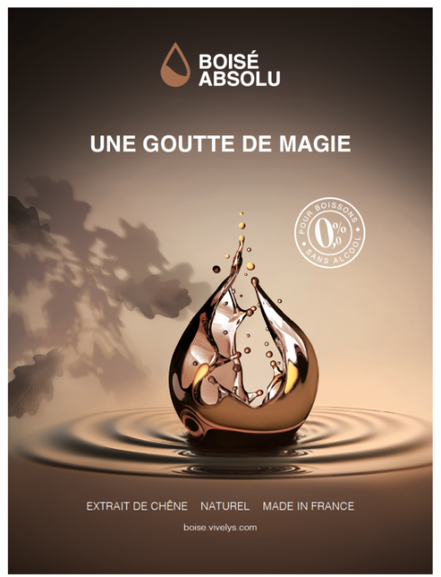 Oak extract for no/low drinks Boisé Absolu, Vivelys