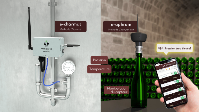 e-aphrom & e-charmat - Second Fermentation Monitoring System | for bottles and tanks