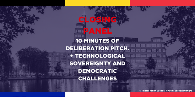 Closing panel: Technological sovereignty and democratic challenges