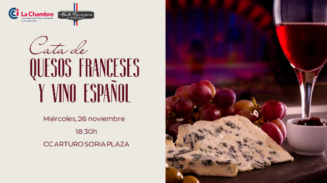 Cata de quesos franceses y vino español : Mantequerías Arias