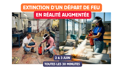  Extinction d’un départ de feu en réalité augmentée