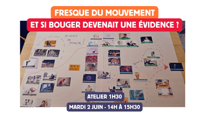 Fresque du mouvement - Et si bouger deveneait une évidence ? 