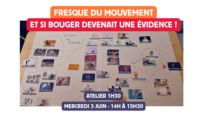 Fresque du mouvement - Et si bouger deveneait une évidence ? 
