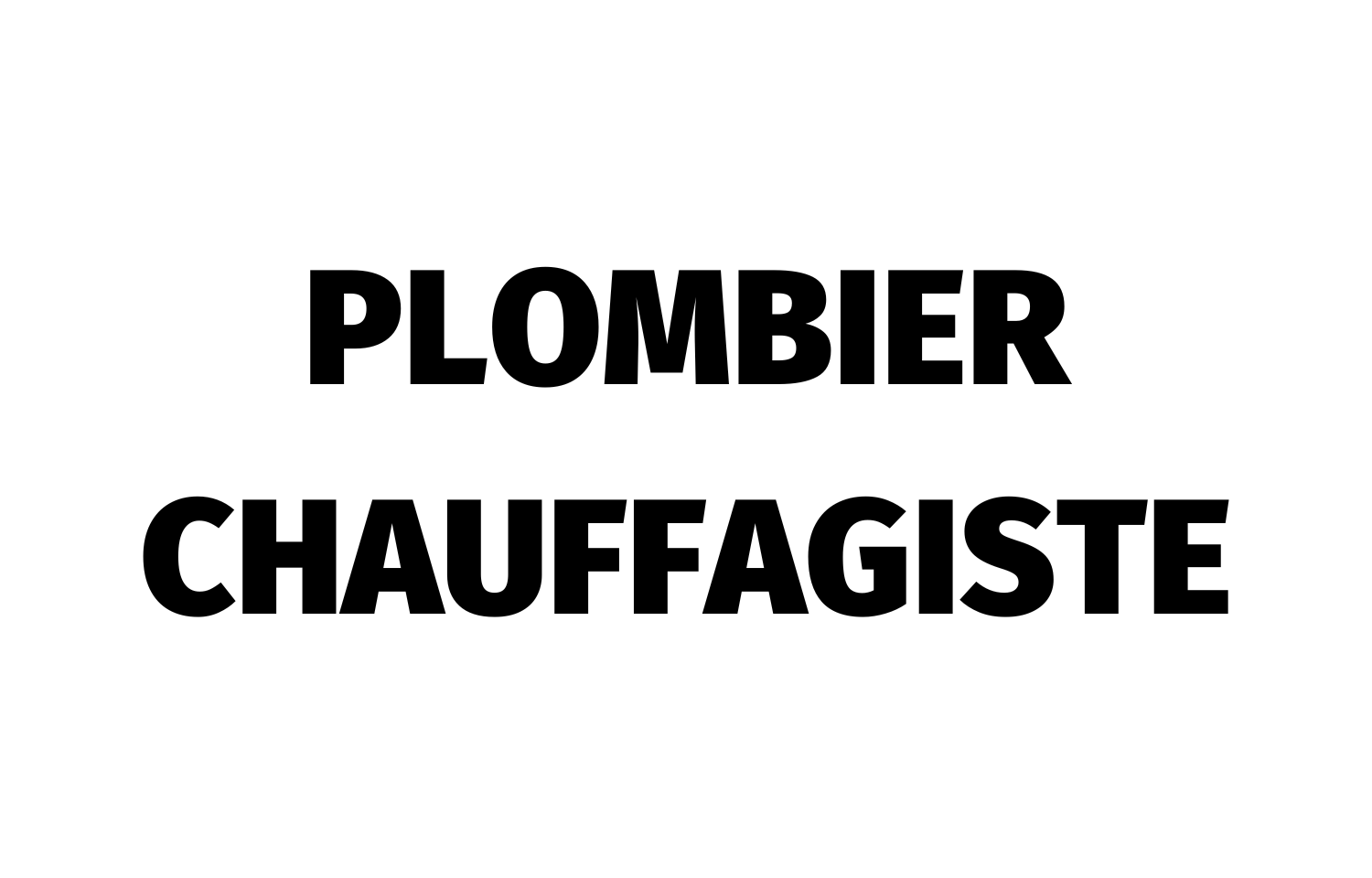 Plombier Chauffagiste