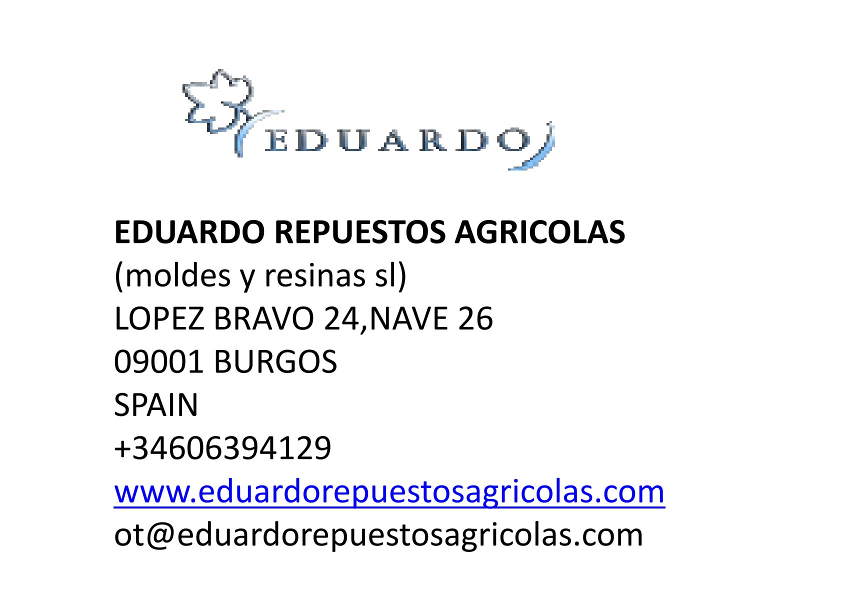 EDUARDO REPUESTOS AGRICOLAS